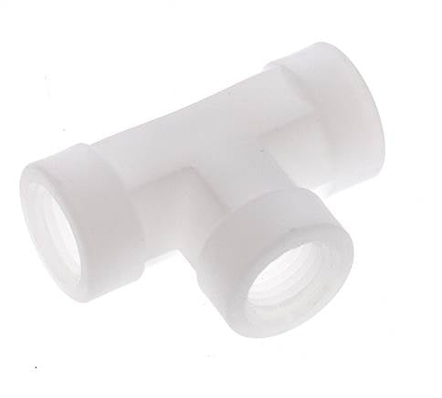 Raccord en T G1/4'' femelle Polypropylène (pp) FDA 10bar (140.5psi)