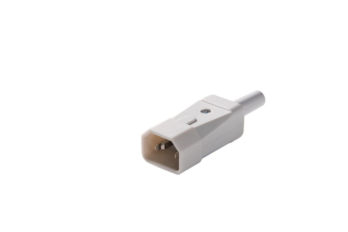 Martin Kaiser C14 70 Degree IEC Appliance Plug With Earthing Contact - 749/gr [25 Pieces]