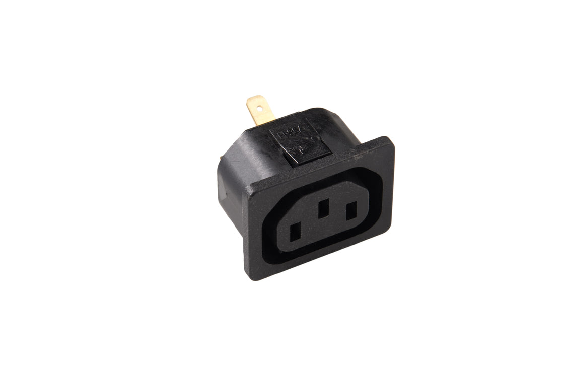 Martin Kaiser Inlet Appliance Socket C13 70 Degree Snap-In Fixation - 796/10/63/sw [50 Pieces]