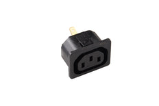 Martin Kaiser IEC Inlet Appliance Socket C13 70 Degree 10A Terminal Snap In Fixing - 796/10/48/sw [50 Pieces]