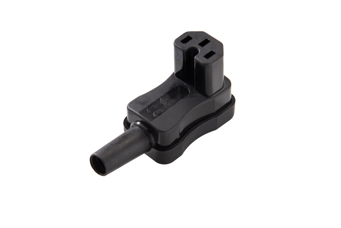 Martin Kaiser MK IEC Appliance Socket C15 120 degrees 10A Black - 797/SW [25 Pieces]