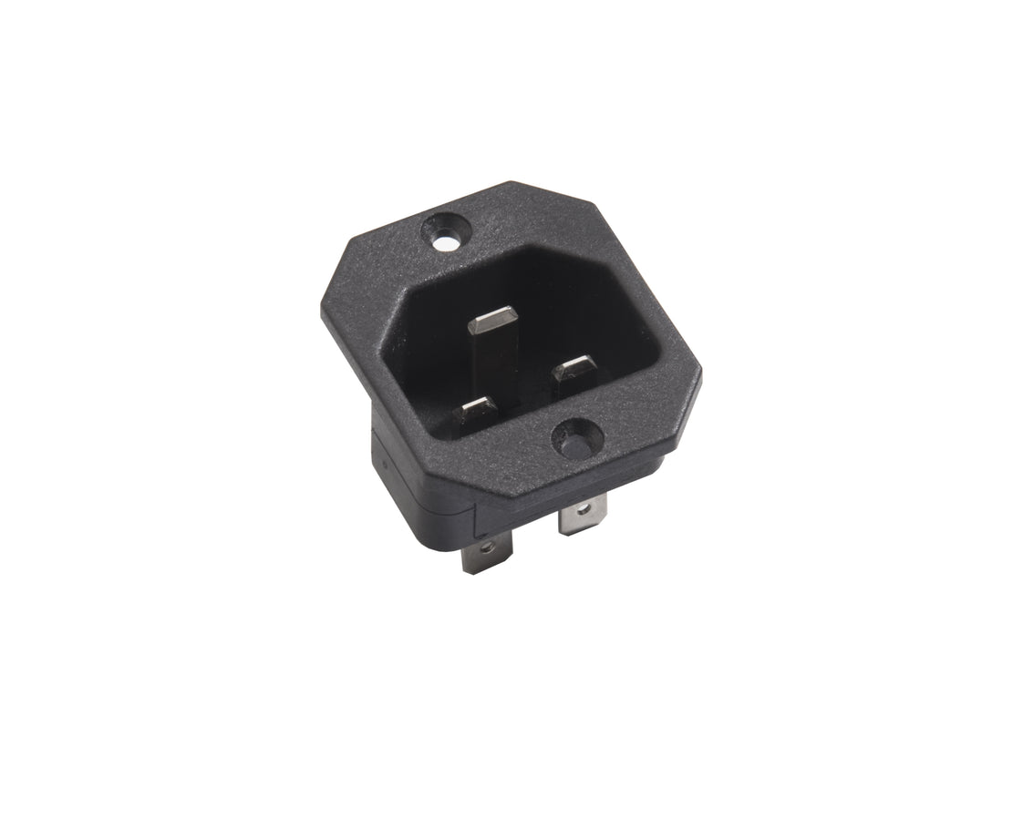 Martin Kaiser MK IEC Inlet Appliance Plug C22 155 Degree 16A - 837/63/sw [25 Pieces]