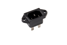 Martin Kaiser Chassis Inlet Appliance Plug C14 70 degrees /10A Black - 781/63/sw [100 Pieces]