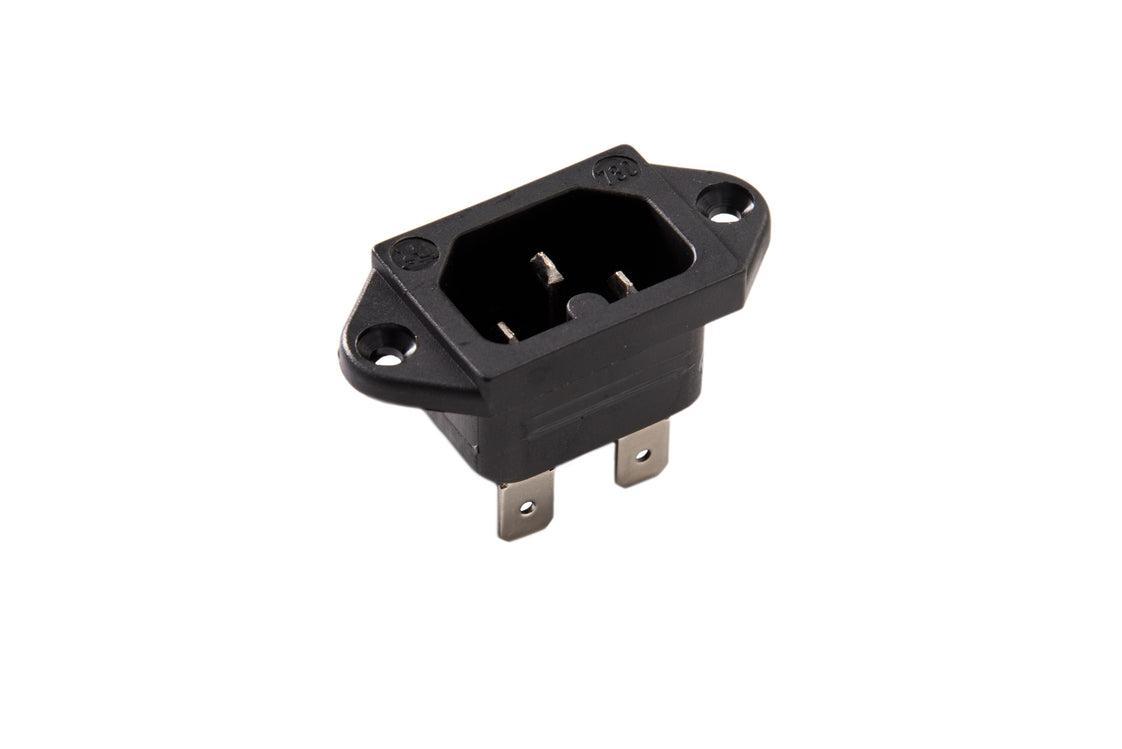 Martin Kaiser Hot Vertical Mount Appliance Plug C16 780 black - 780/48/SW [100 Pieces]
