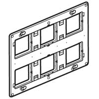 Legrand Cadre Mosaïque Pour Module 2x3x2 Métal Isolé - 080266 [5 Pièces]