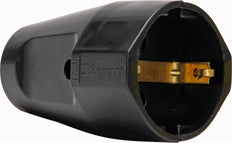 Kopp Plastic Coupling Black Contrasting Plug RA - 182105009 [10 Pieces]
