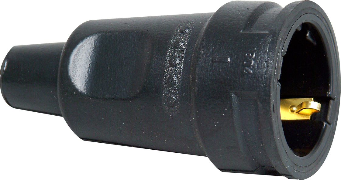Kopp RA Rubber Plug With Bend Attachment Black - 180416066 [10 Pieces]