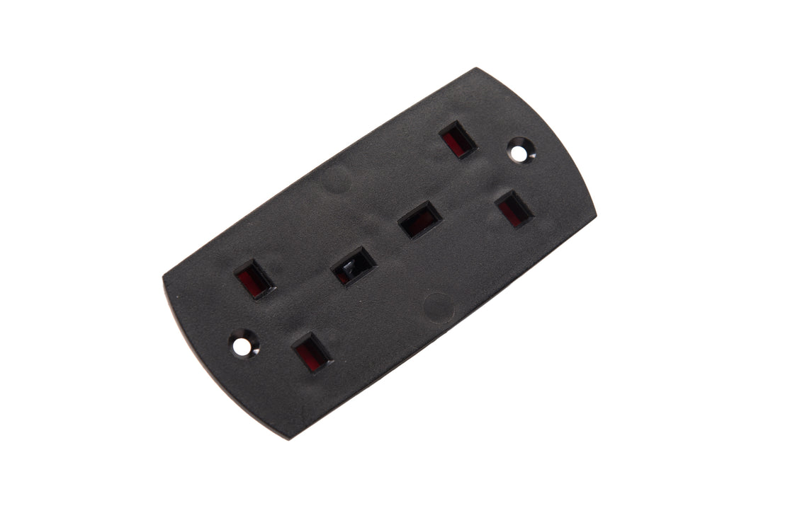 Martin Kaiser MK 2-Way Inset Device Socket Type G IP20 Black - 499/sw [20 Pieces]