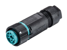 Rst Mini Connecteur 16a Femelle Visse 5 Pôles Bleu Turquoise - 46.051.4553.6 [100 Pieces]