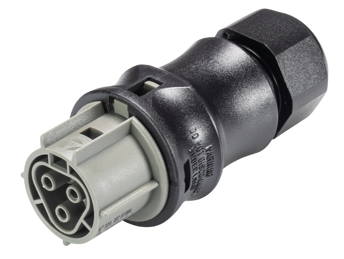 Wieland RST Classic Straight Connector 3P Female 25A - 96.031.4154.3 [100 Pieces]