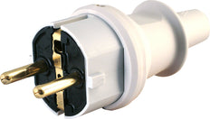 Fiche avec mise à la terre Polyamide PVC IP44 Gris - 173004009 [10 Pièces]