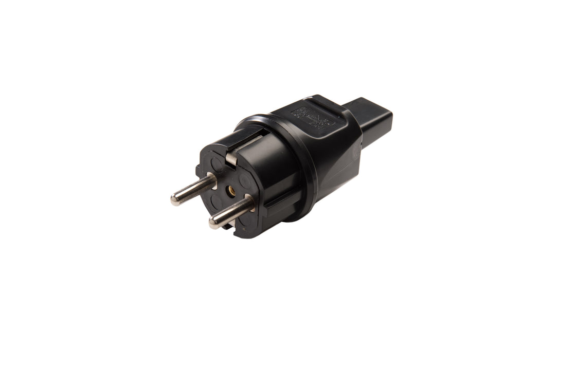 Martin Kaiser Black MK Plug PVC Earth Contact IP44 For Flat Cable - 730/13/sw [30 Pieces]