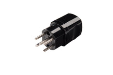Martin Kaiser Black 5-Pole Swiss Plug Type J T15 With Earthing Contact - 546/sw [30 Pieces]