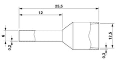 Phoenix Contact Wire End Sleeve - 3201961 [100 Pièces]