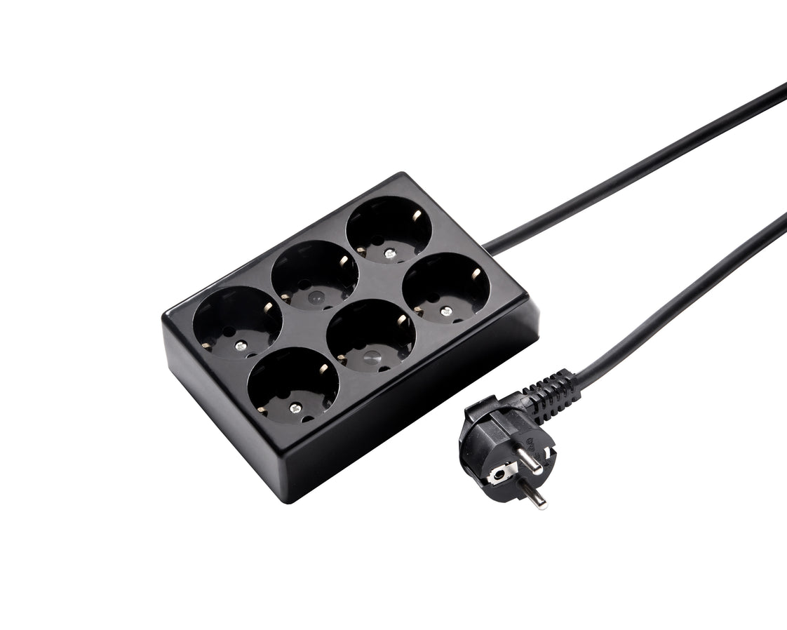 Martin Kaiser 6-Way Socket Earthing Contact With 1.5m Cable (Prise européenne) - 526ZL/15W/SW [10 Pieces] (anglais seulement)