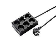 Martin Kaiser 6-Way Socket Earthing Contact With 1.5m Cable (Prise européenne) - 526ZL/15W/SW [10 Pieces] (anglais seulement)