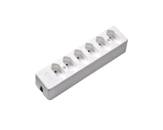 Martin Kaiser Prise 6 voies Euro 2.5 Amp sans obturateur de mise à la terre (Prise européenne) - 1013K/kws [25 Pieces]