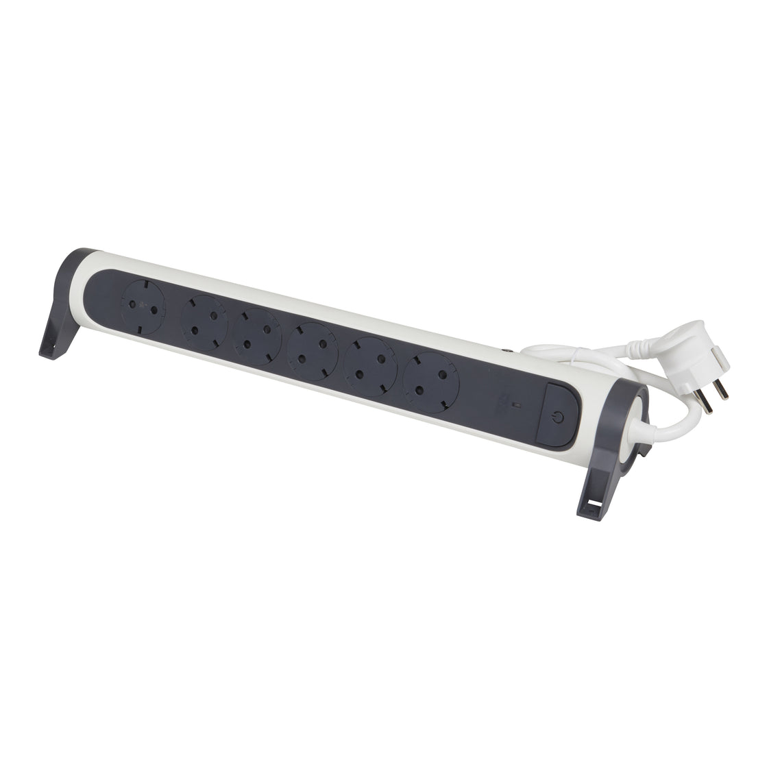 Legrand Premium Automatic 6-Outlet Swivel Power Strip 1.5M (Prise européenne) - 694526 [5 Pieces]