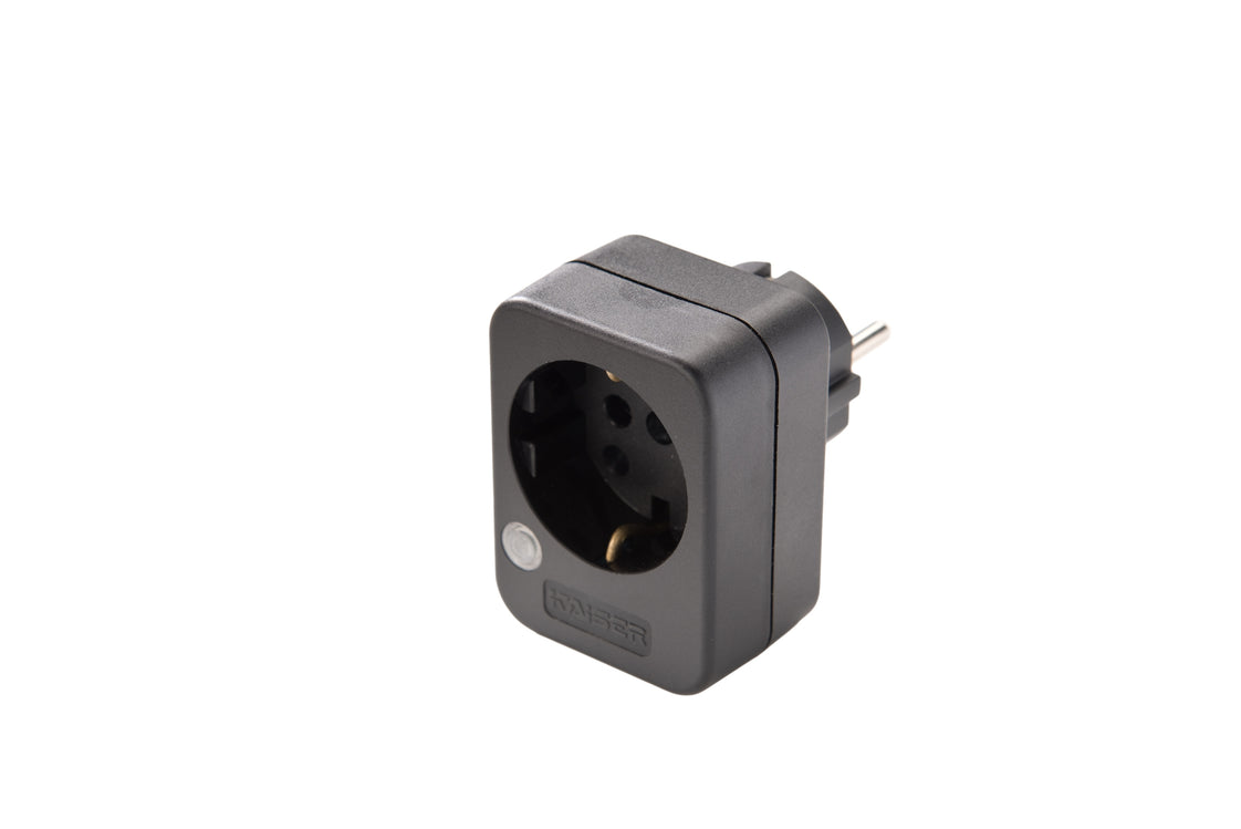 Adaptateur MK avec protection contre les surtensions Noir Martin Kaiser - 594/sw [10 Pièces]