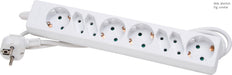 Kopp Socket Outlet 8-Way Arctic White Power Plug - 120502004 [10 Pieces]