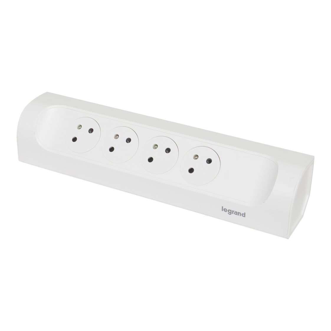 Legrand Prise à monter 4x2P sans cordon blanc 90 degres (Prise européenne) - 049408 [5 Pièces]