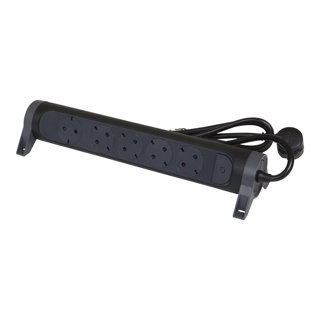 Legrand Premium 5x2P+A 1.5m Cordon Noir Prise (Prise européenne) - 694532 [5 Pièces]