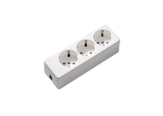 Martin Kaiser 3-Way Socket 35 Degree Arctic White (Prise européenne) - 1034/kws [40 Pieces]