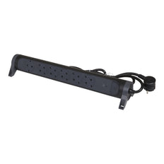 Rotatif Legrand Montable CTCTDS OSB 6x2P+A 1.5m Cordon Noir (Prise européenne) - 694513 [5 Pièces]
