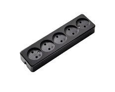 Martin Kaiser 5-Way Unearthed Socket Combination 16A Black (Prise européenne) - 512/sw [30 Pieces]
