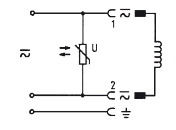 Connecteur 12-24V AC/DC (DIN - A) Avec 3m de Câble et Varistor - Burkert 2508 783585