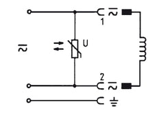 Connecteur 12-24V AC/DC (DIN - A) Avec 3m de Câble et Varistor - Burkert 2508 783585