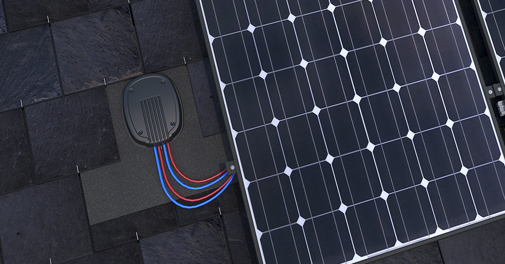 Tuile D'Entrée De Câble Solaire PV Universelle Pour Toits En Pente - 0770206