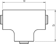 OBO T-piece Pipe Duct - 6192483 [4 Pieces]