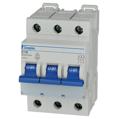 Disjoncteur Doepke DLS 6I C16 3-Pôles 10kA - 09916293