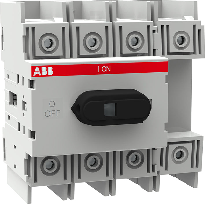 ABB OT125M4 Interrupteur Déconnecteur 125A 4-Pôles Rail DIN - 1SCA022429R9220