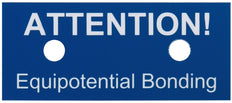 Plaque d'instruction Dehn pour la liaison équipotentielle - 480599 [10 pièces]