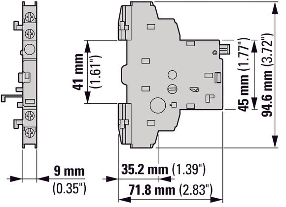 Interrupteur indicateur de déclenchement Eaton AGM2-01-PKZ0 - 072899