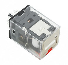 Relais Omron MKS 3PDT 24VAC 10A Avec LED Et Bouton De Test - MKSN8555R