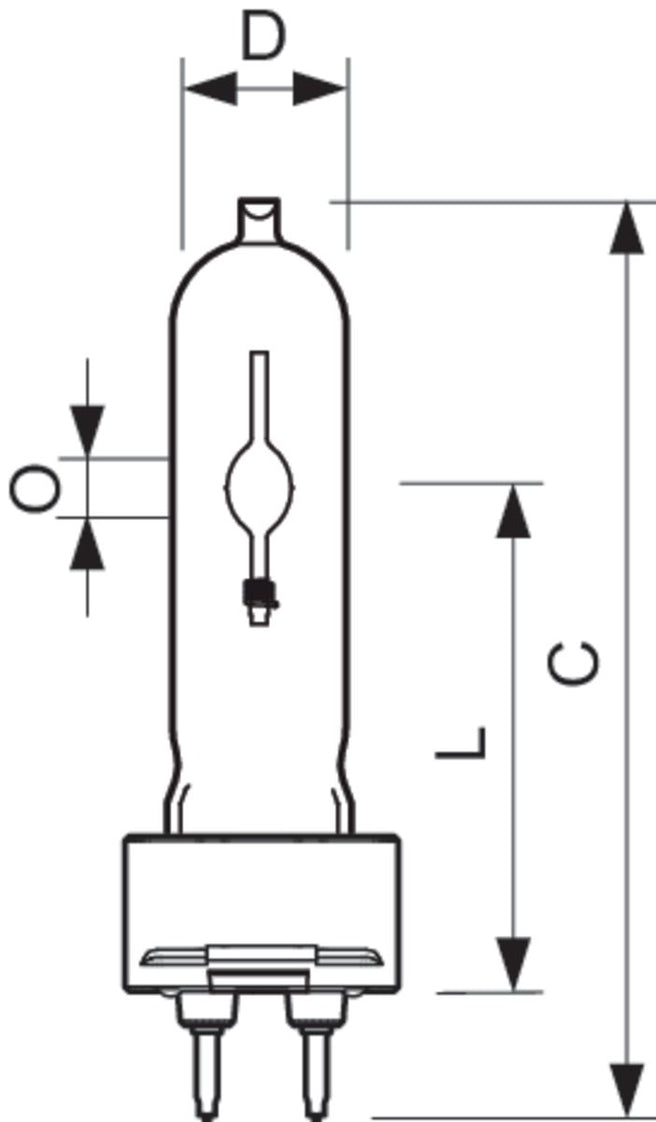 Philips Master Colour Lampe Halogène à Vapeur Métallique Sans Réflecteur - 91141100