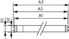 Philips CorePro T8 Tube Led 15.5W 1200mm 830 Blanc Chaud - 8719514486409