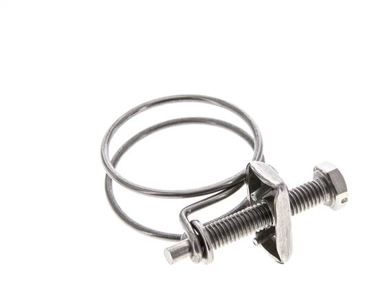Collier de serrage 33 - 37 mm Acier galvanisé