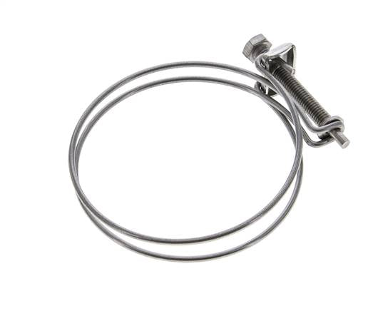 Collier de serrage 75 - 80 mm Acier galvanisé