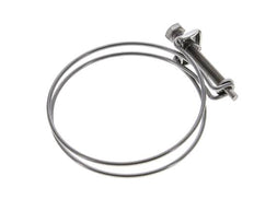 Collier de serrage 75 - 80 mm Acier galvanisé