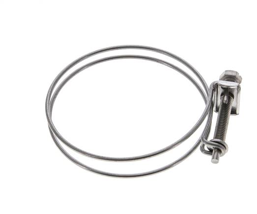 Collier de serrage 75 - 80 mm Acier galvanisé