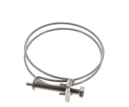 Collier de serrage 75 - 80 mm Acier galvanisé