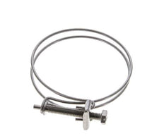 Collier de serrage 75 - 80 mm Acier galvanisé
