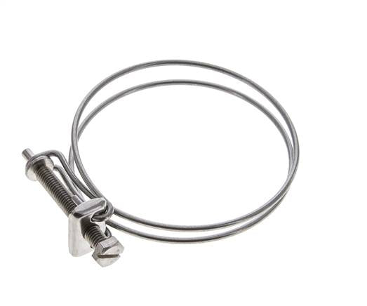 Collier de serrage 75 - 80 mm Acier galvanisé