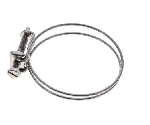 Collier de serrage 75 - 80 mm Acier galvanisé