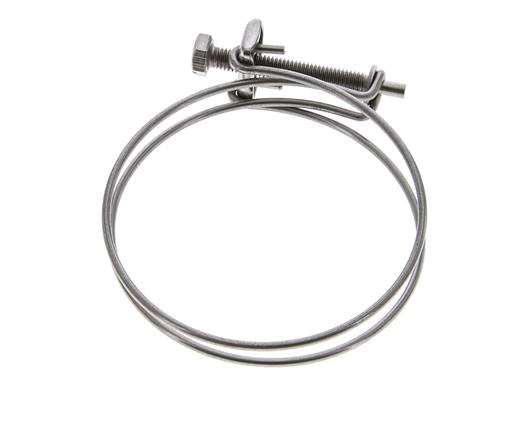 Collier de serrage 75 - 80 mm Acier galvanisé
