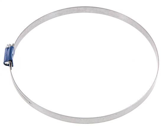 Collier de serrage 210 - 230 mm avec une bande de 12 mm en acier galvanisé - Aba